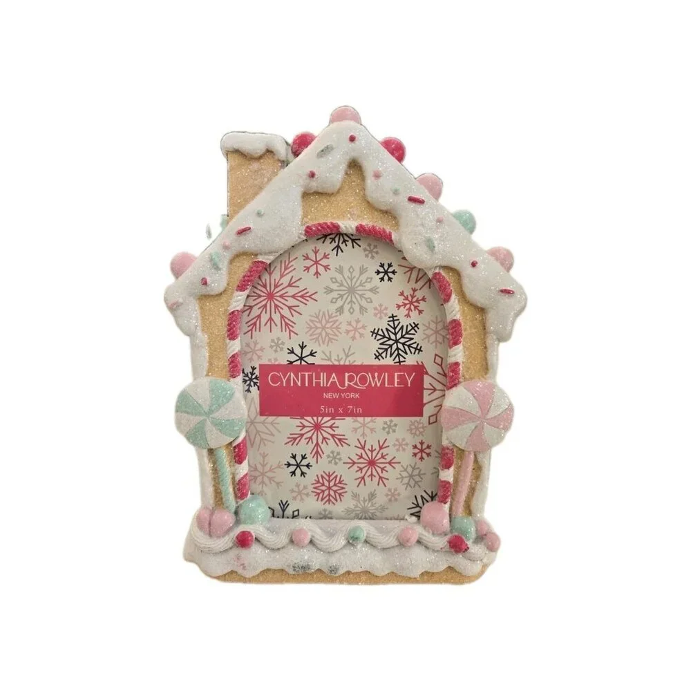 New Pink Candyland Gingerbread House Christmas 5